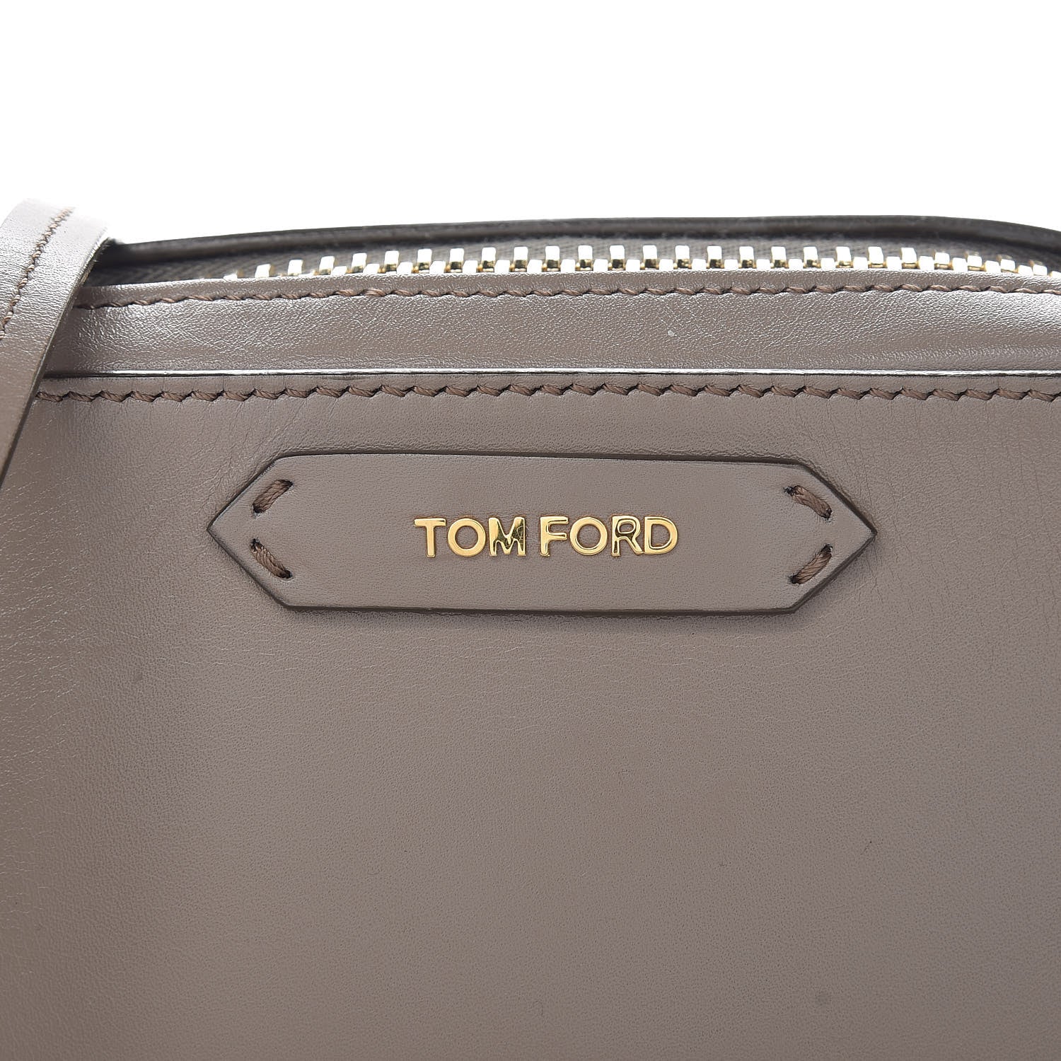 Tom Ford Calfskin Chain Strap Small Crossbody Bag Taupe 10 of 12