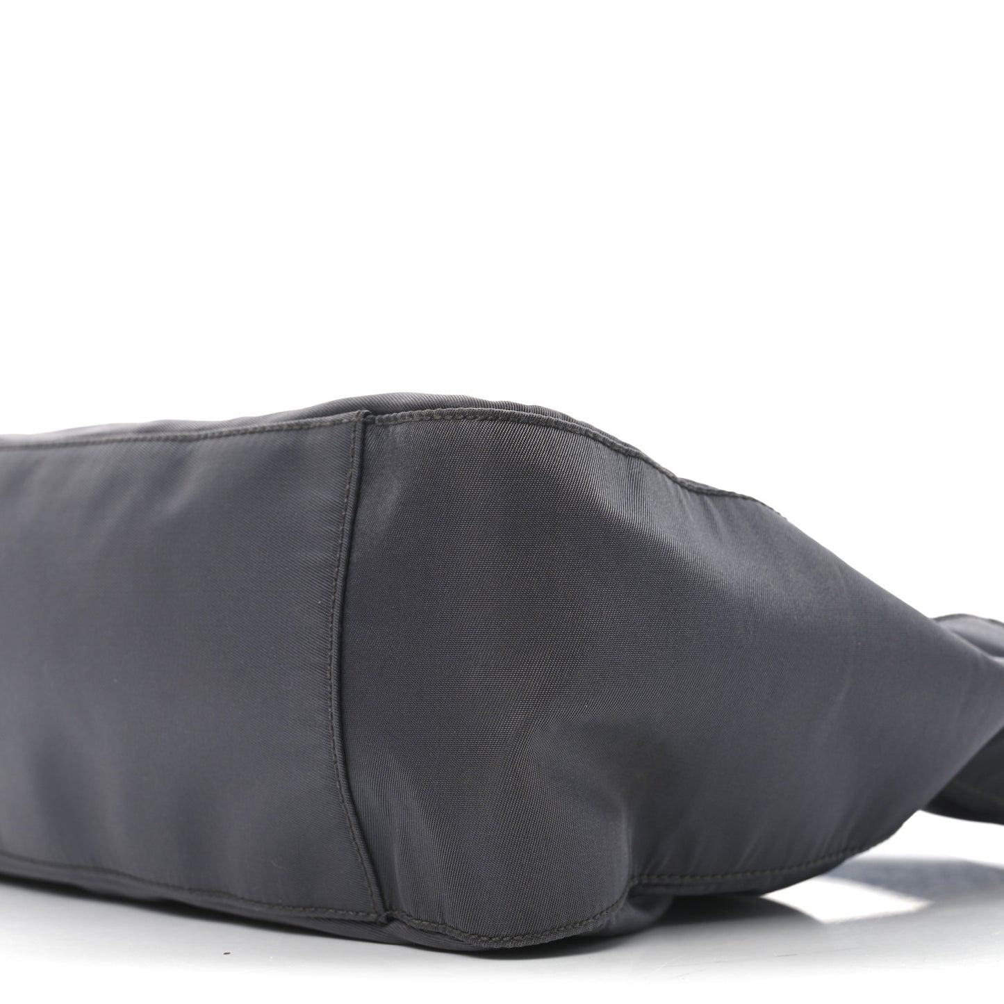 Tessuto Nylon Metal Shoulder Bag Grey