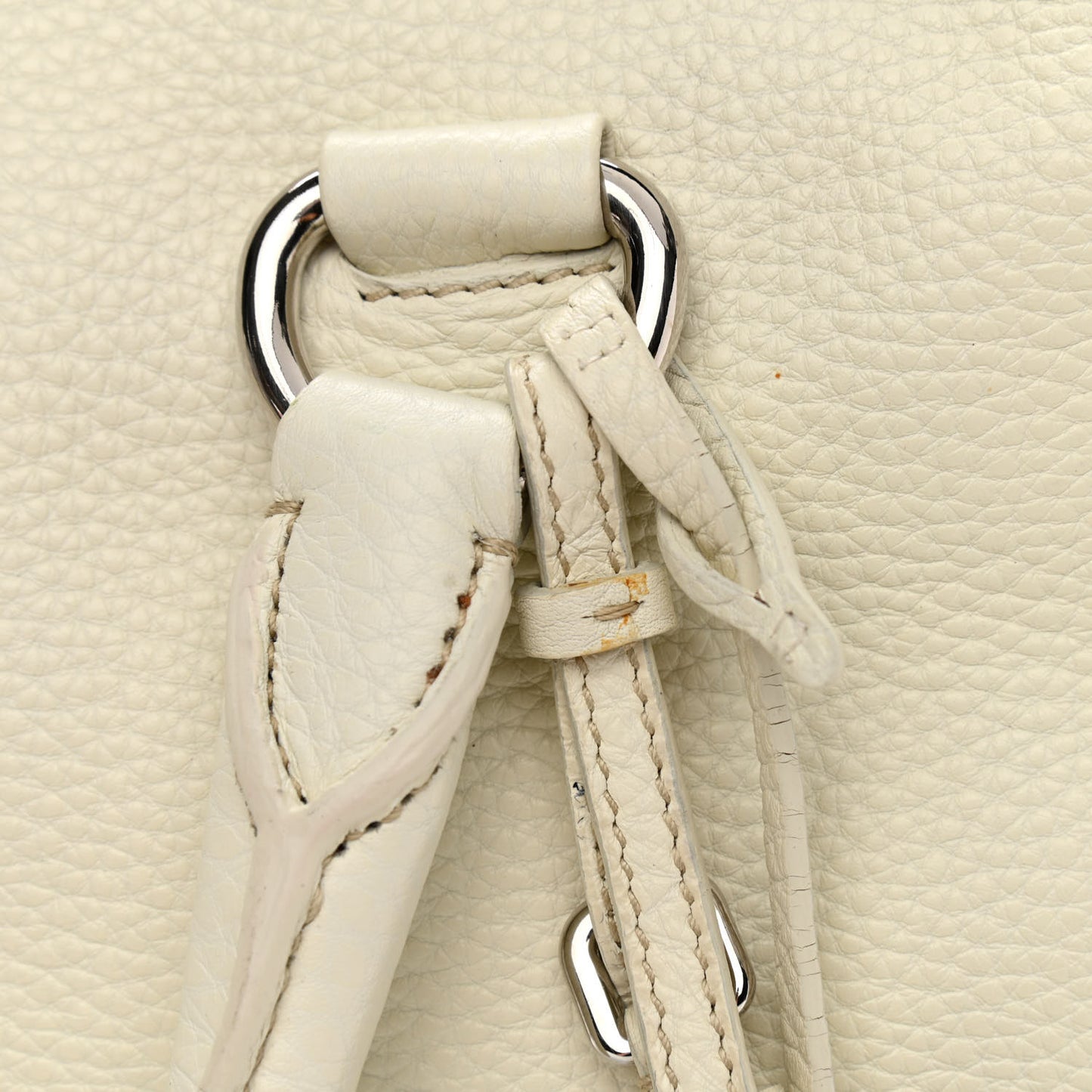 Vitello Daino Satchel Bianco