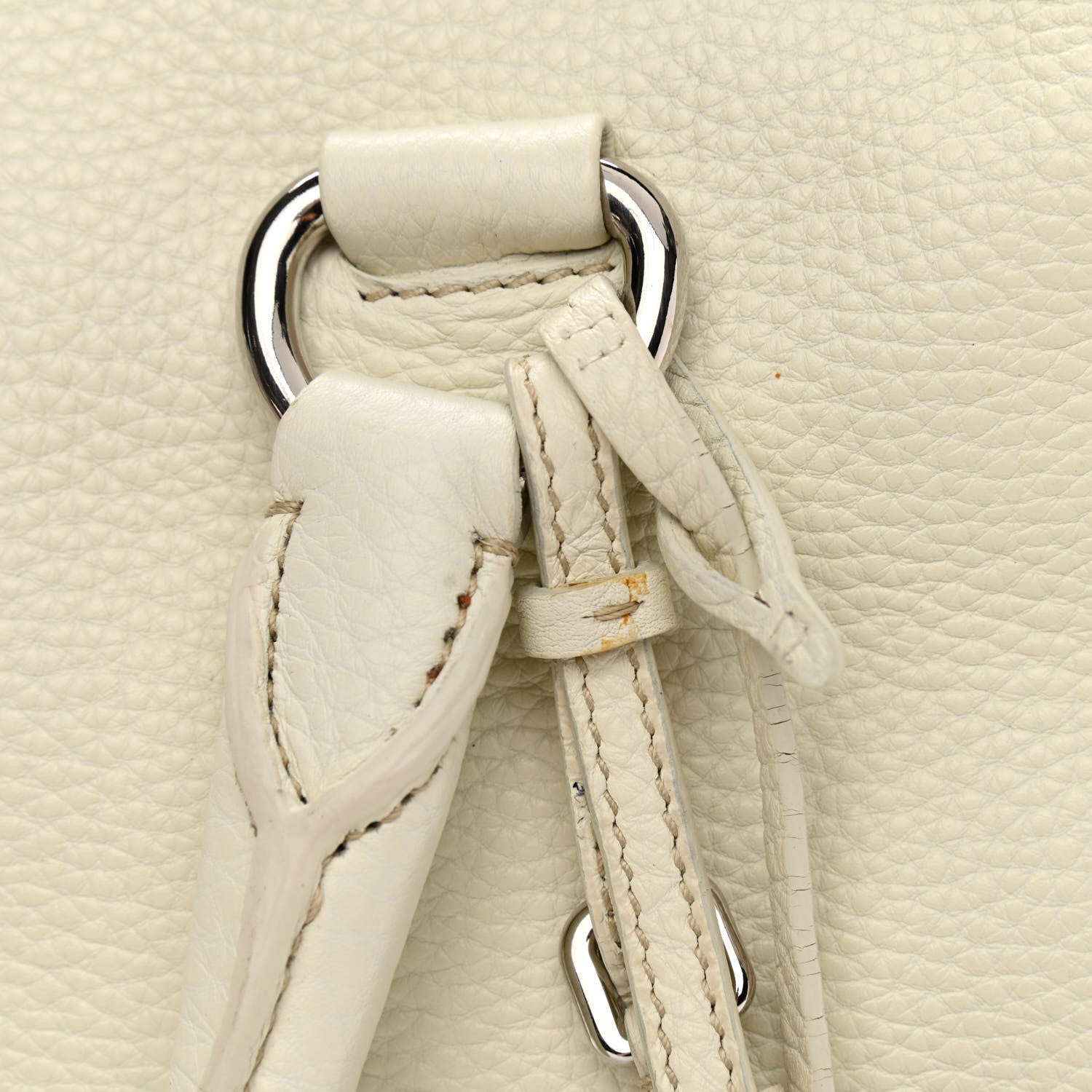 Prada Vitello Daino Satchel Bianco 14 of 15