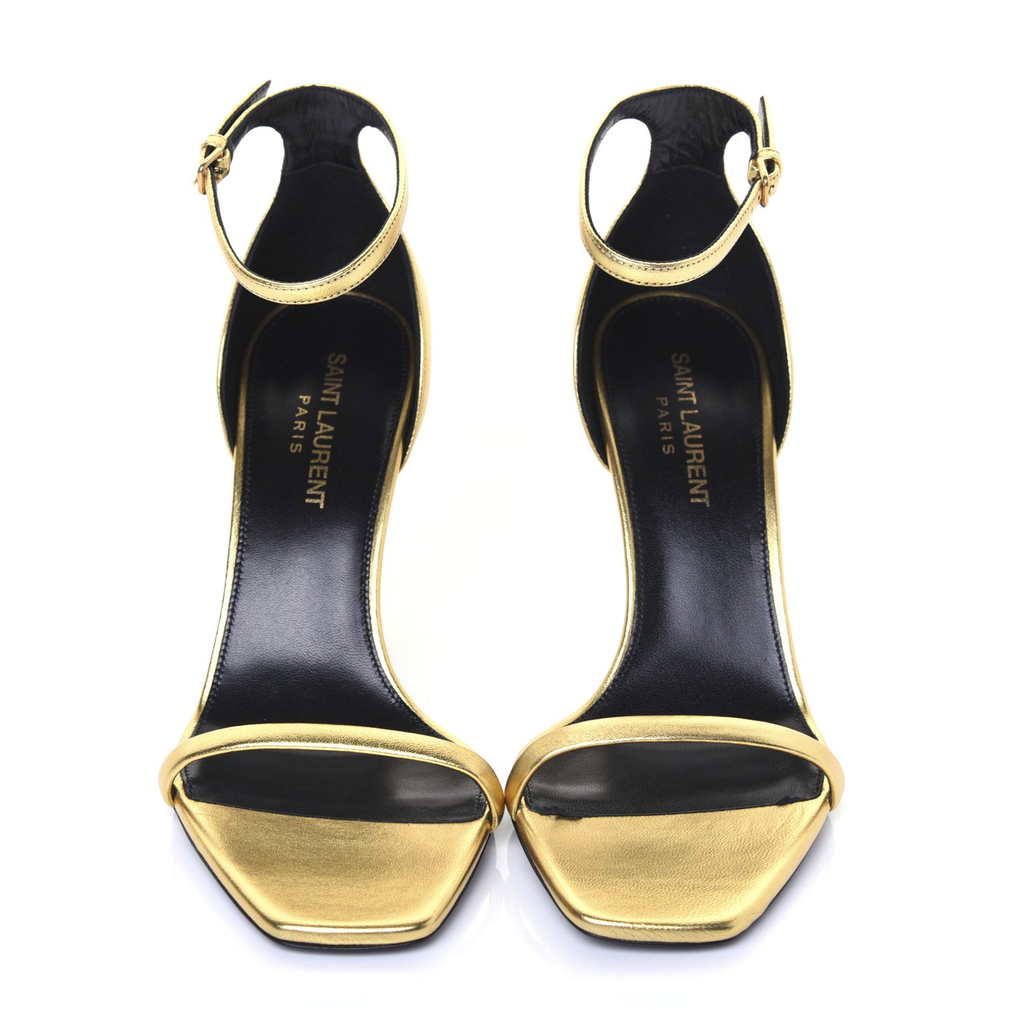 Calfskin Opyum Sandals 37 Oro