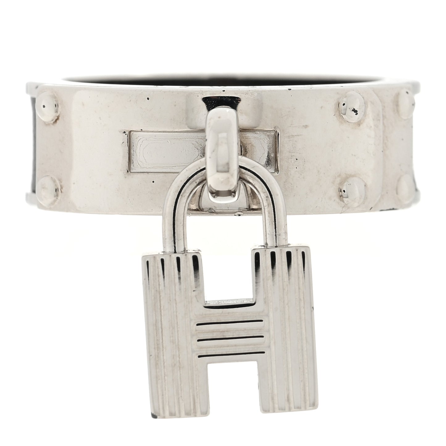 Palladium Swift Kelly Lock Scarf Ring Black