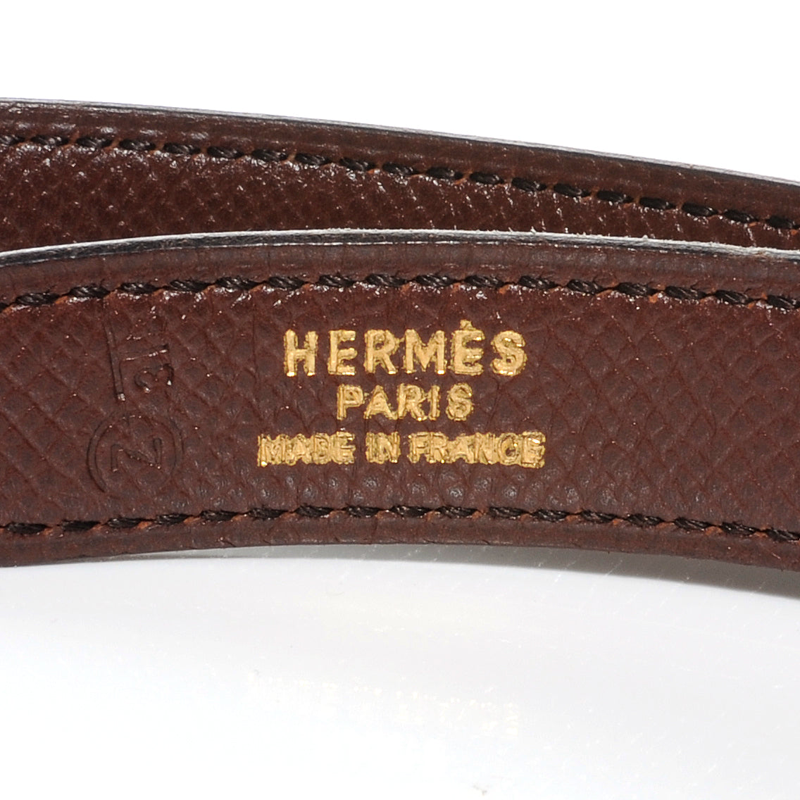 Hermes Courchevel Reversible Constance 18mm H Belt 70 Gold Chocolate 5 of 7