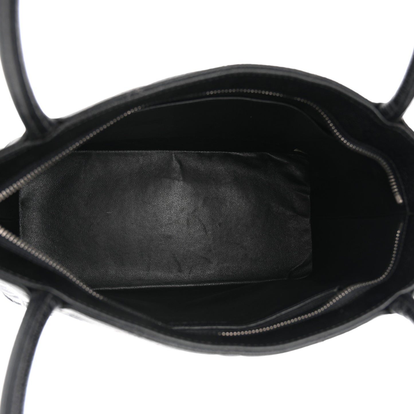 Caviar Quilted Medallion Tote Black
