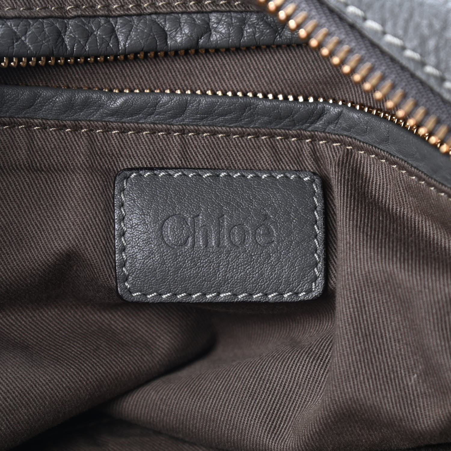 Chloe Calfskin Large Marcie Hobo Stone 6 of 10