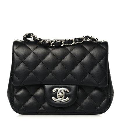 Chanel Lambskin Quilted Mini Square Flap Black 1 of 11