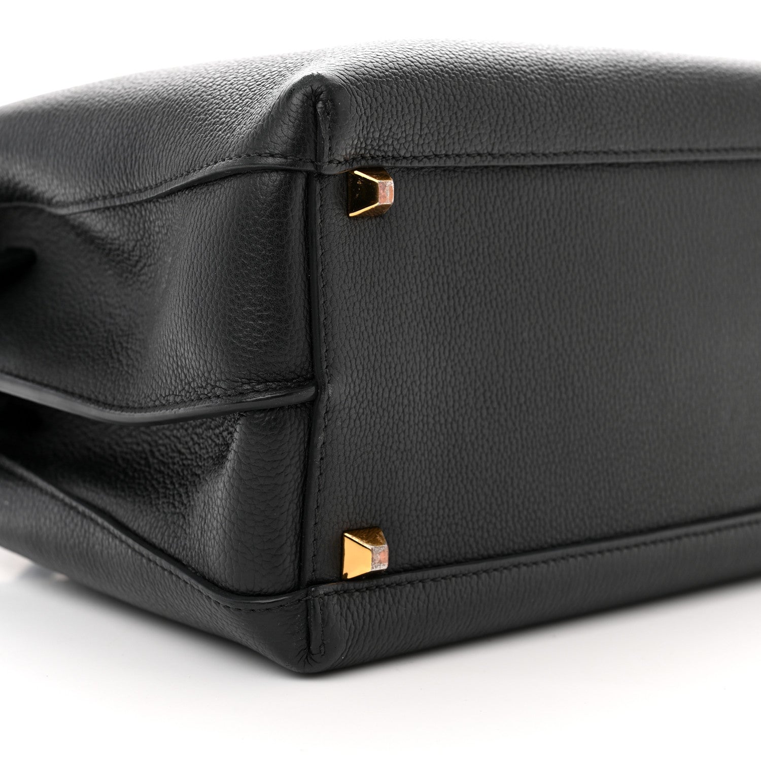 MCM Grained Calfskin Medium Milla Tote Black 8 of 11