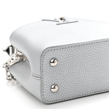 Louis Vuitton Taurillon Lizard Flower Chain Capucines Mini Silver 8 of 9
