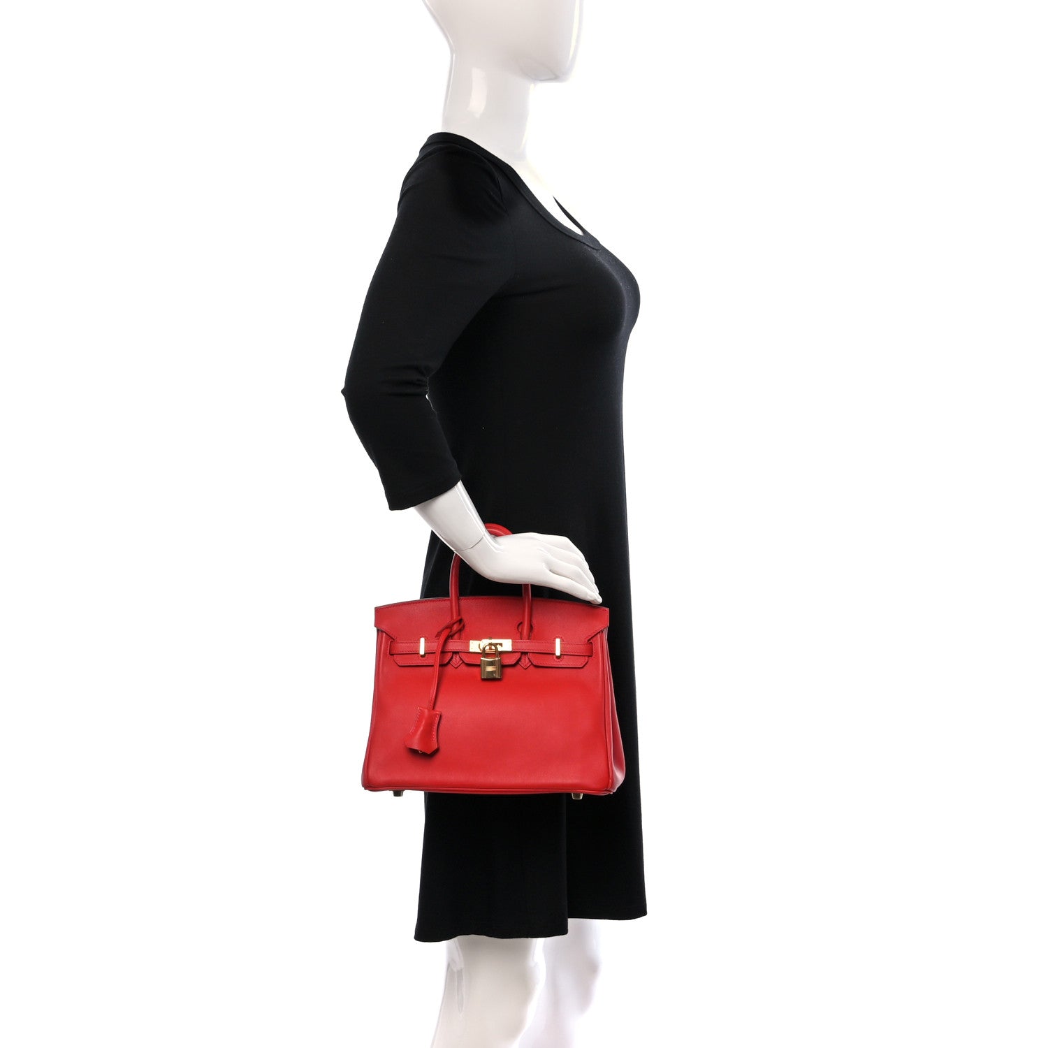 Hermes Swift Birkin 25 Vermillion 2 of 15