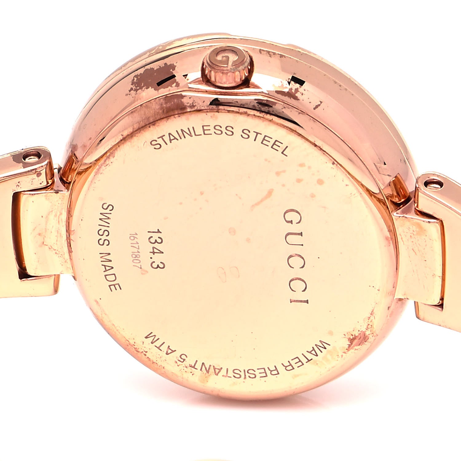 Gucci Stainless Steel 36mm Guccissima Quartz Watch Black 4 of 4
