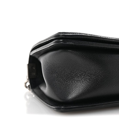 Chanel Caviar Quilted Medium Boy Flap Black 9 of 10