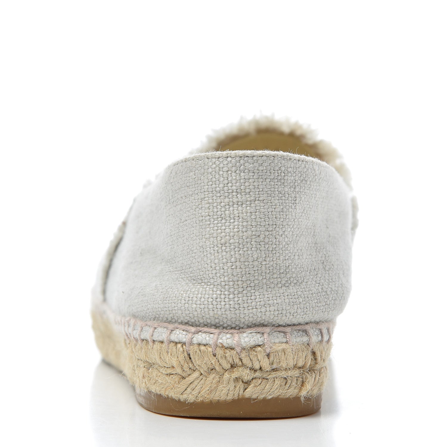 Chanel Linen CC Espadrilles 39 Beige Black 14 of 23