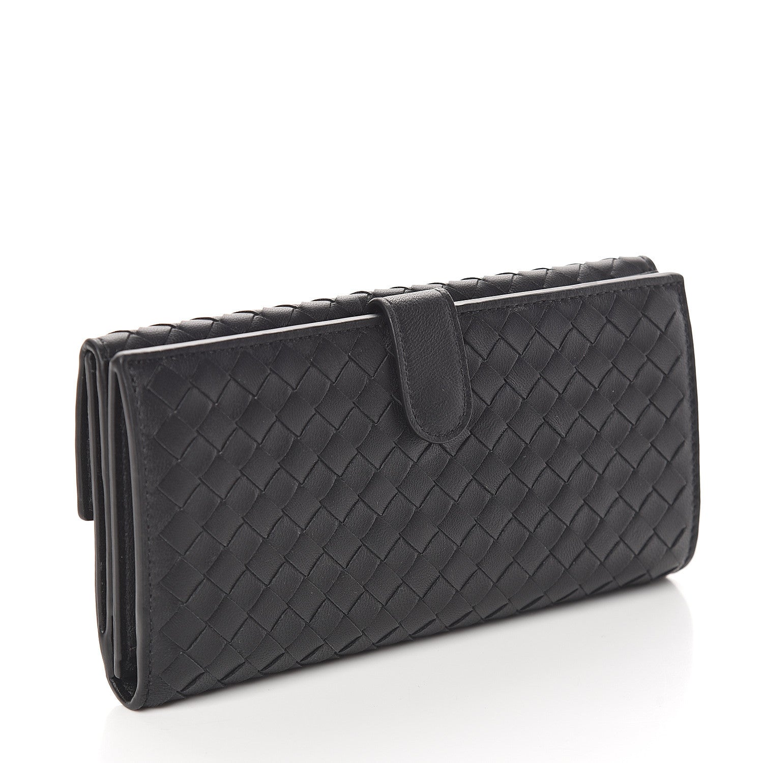 Bottega Veneta Nappa Intrecciato Continental Wallet Black 2 of 5
