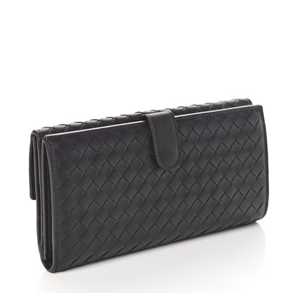 Bottega Veneta Nappa Intrecciato Continental Wallet Black 2 of 5