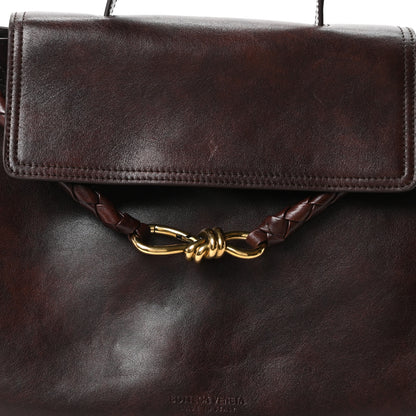 Bottega Veneta Silky Calfskin Medium Ciao Ciao Dark Mahogany 6 of 8