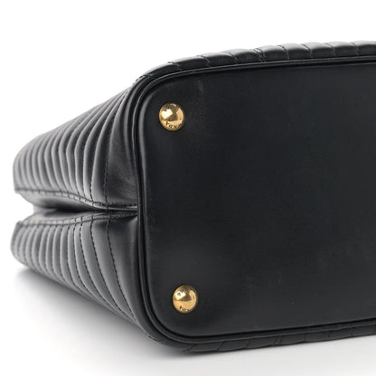 Prada Soft Calfskin Impunture Diagramme Medium Panier Black 6 of 7