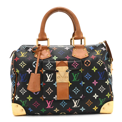 Louis Vuitton Monogram Multicolor Speedy 30 Black 1 of 11