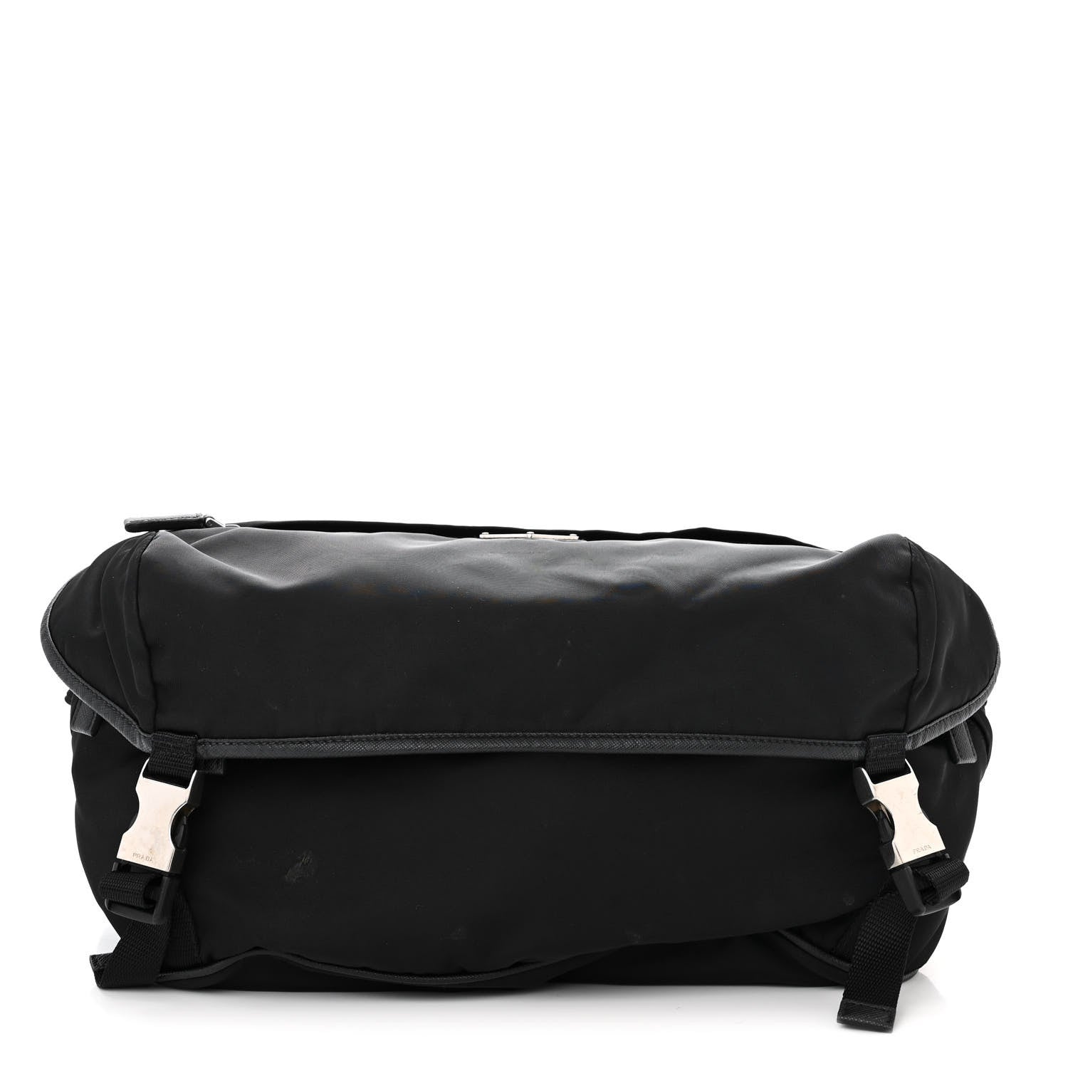 Prada Re-Nylon Saffiano Sling Bag Black 1 of 15