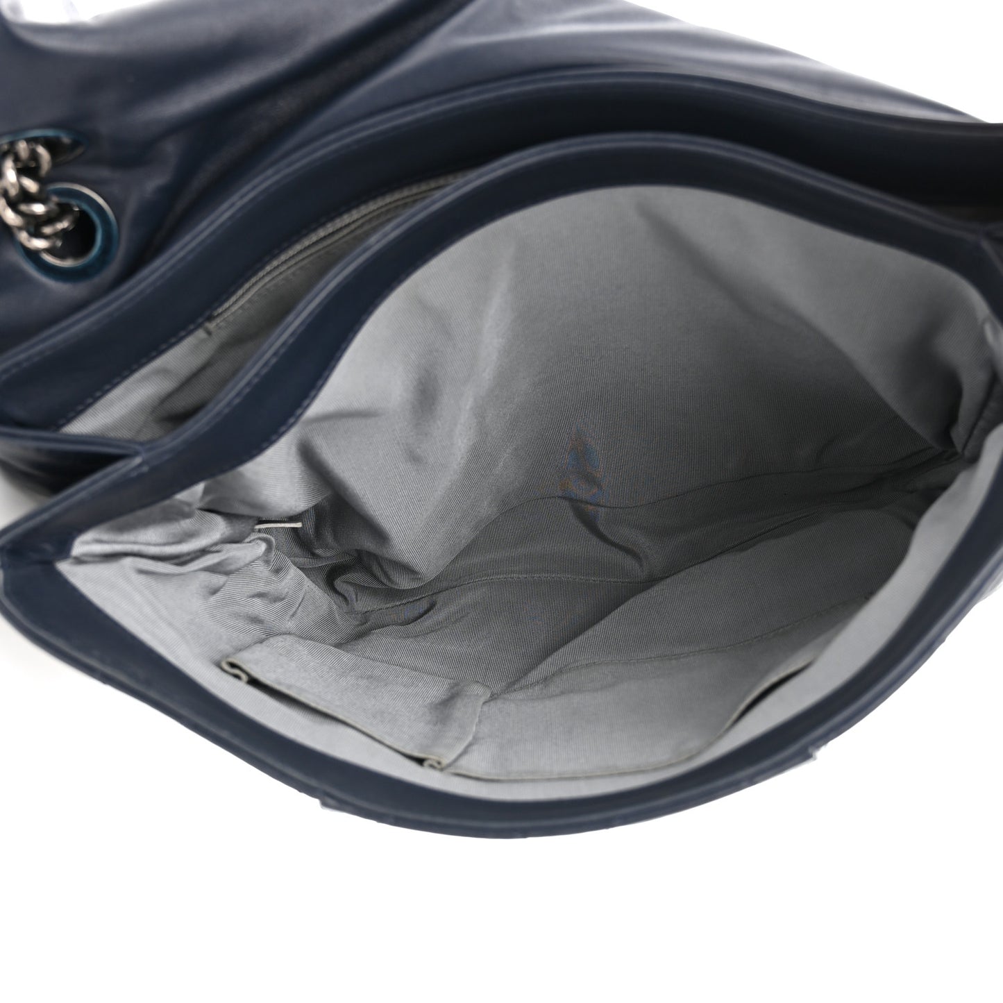 Calfskin Coco Pleats Flap Black