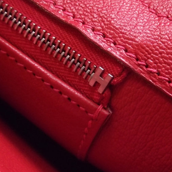 Hermes Clemence BIRKIN 25 Red 11 of 15