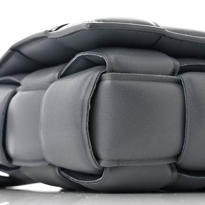 Bottega Veneta Nappa Maxi Intreccio Padded Cassette Crossbody Bag Thunder 9 of 10