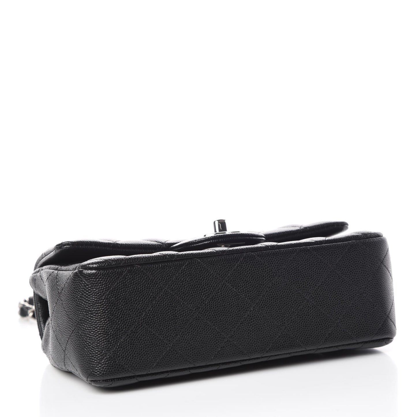 Caviar Quilted Mini Rectangular Flap Black