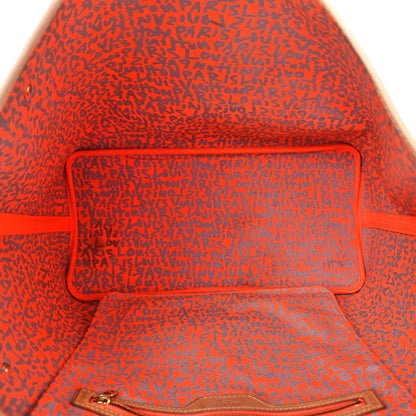Louis Vuitton Monogram Graffiti Neverfull GM Orange 4 of 6