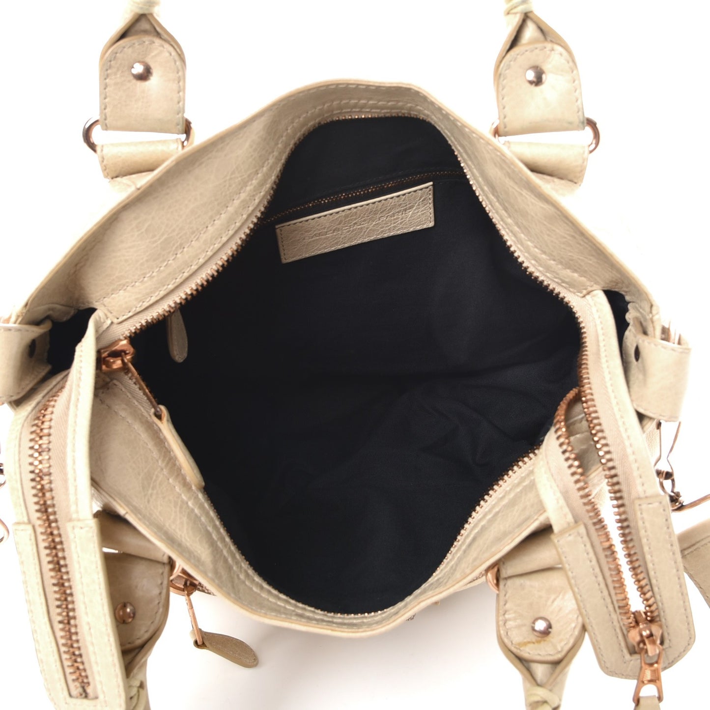 Agneau Giant 21 Rose Gold Hardware Velo Praline