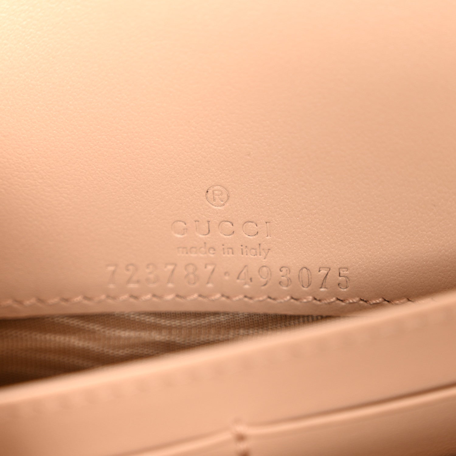 Gucci Calfskin GG Matelasse Chain Wallet Perfect Pink 6 of 9