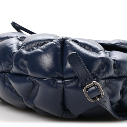 Chanel Calfskin Quilted Chesterfield Backpack Blue 11 of 11