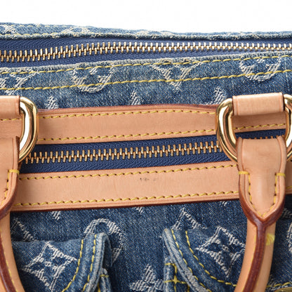 Louis Vuitton Monogram Denim Neo Speedy Blue 13 of 19