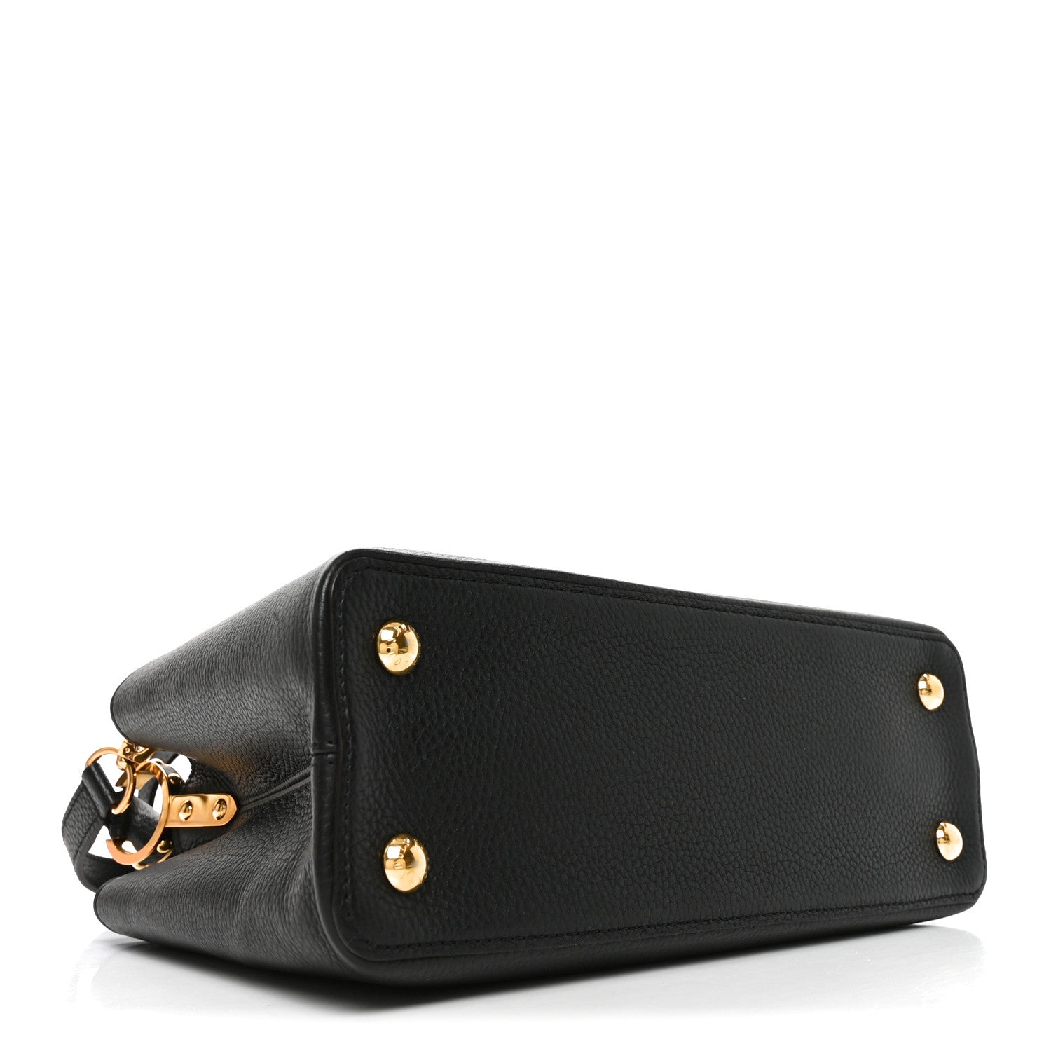 Louis Vuitton Taurillon Capucines PM Black 4 of 9