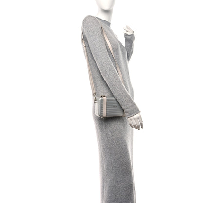 Christian Dior X RIMOWA Aluminum Personal Clutch On Strap Silver 2 of 12