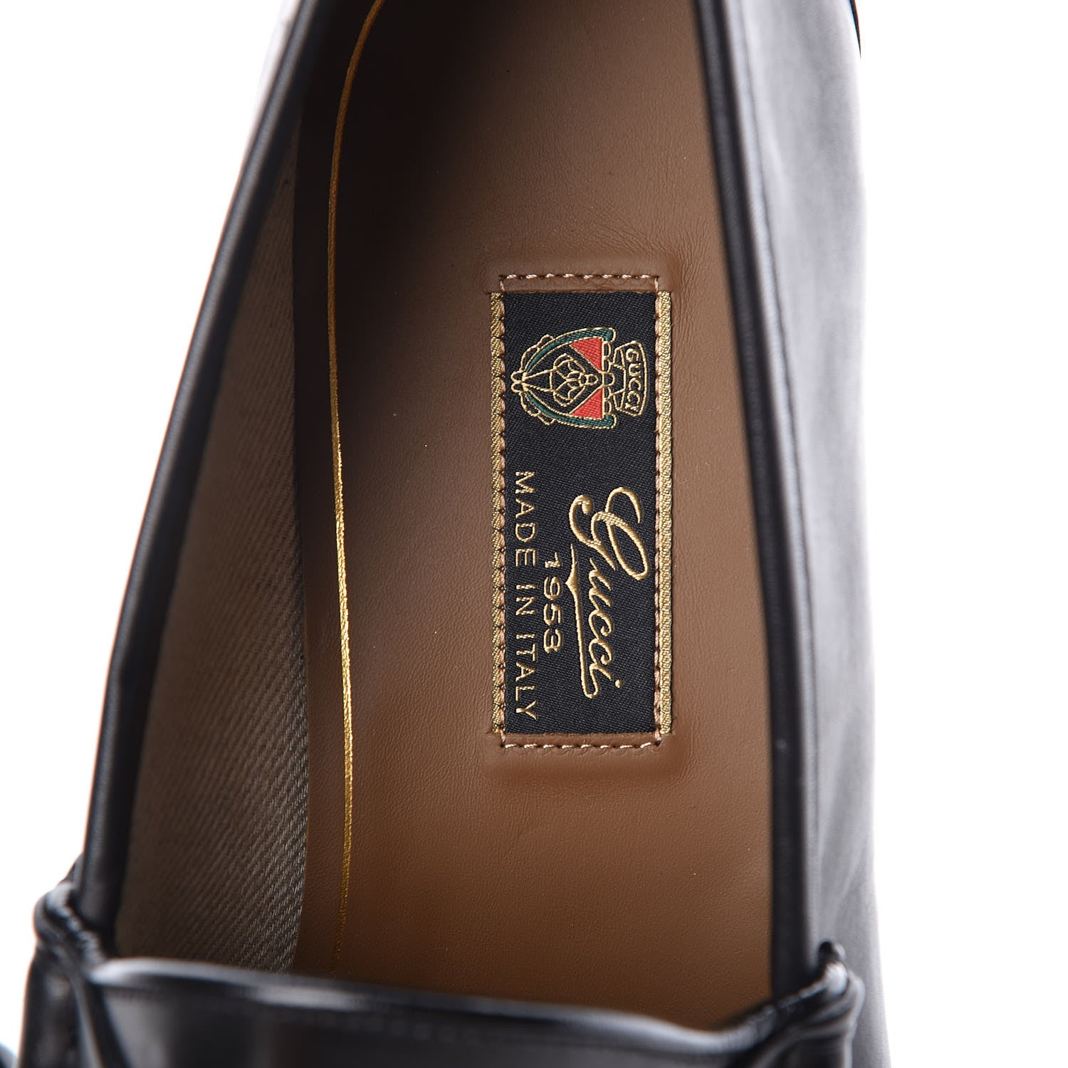 Gucci Calfskin Mens 1953 Horsebit Loafers 11 Black 7 of 7