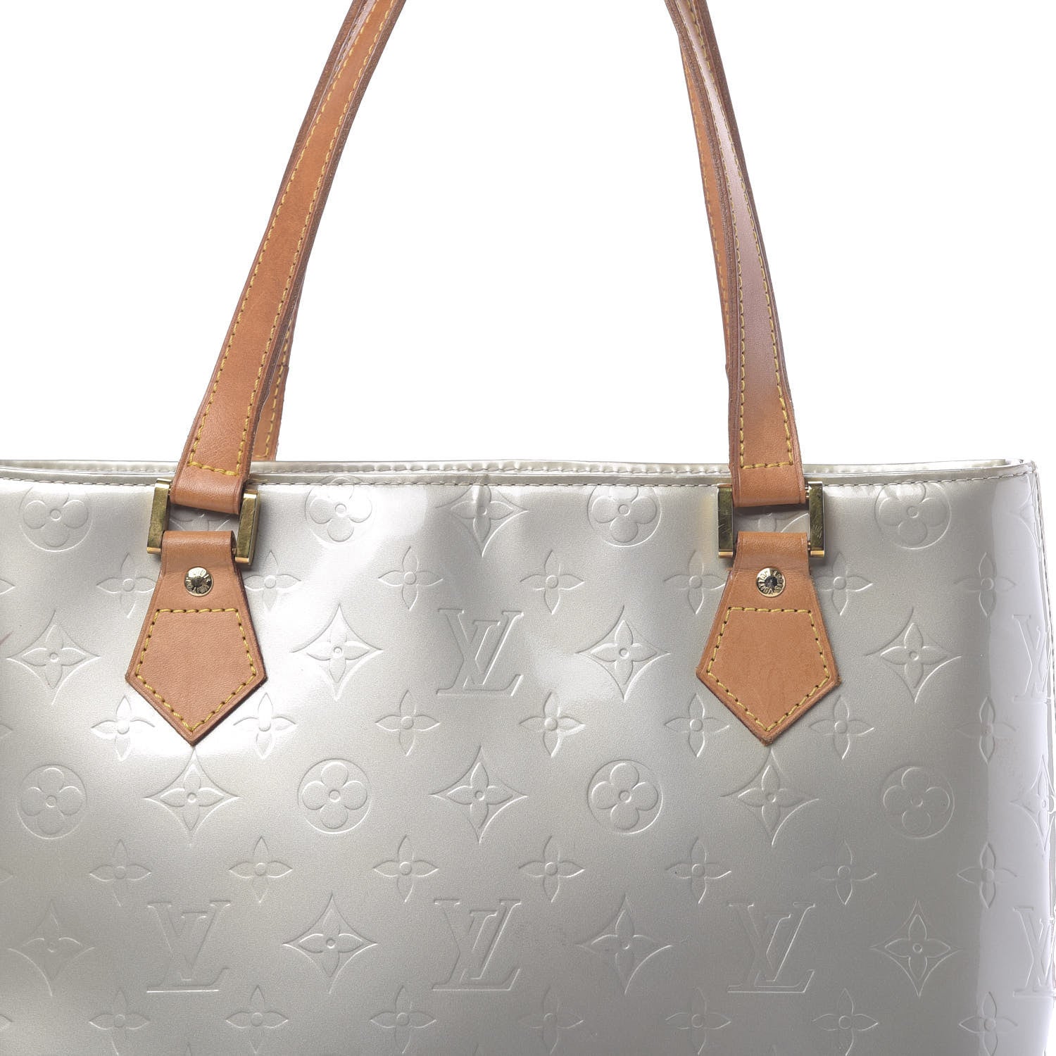 Louis Vuitton Vernis Houston Silver 14 of 17