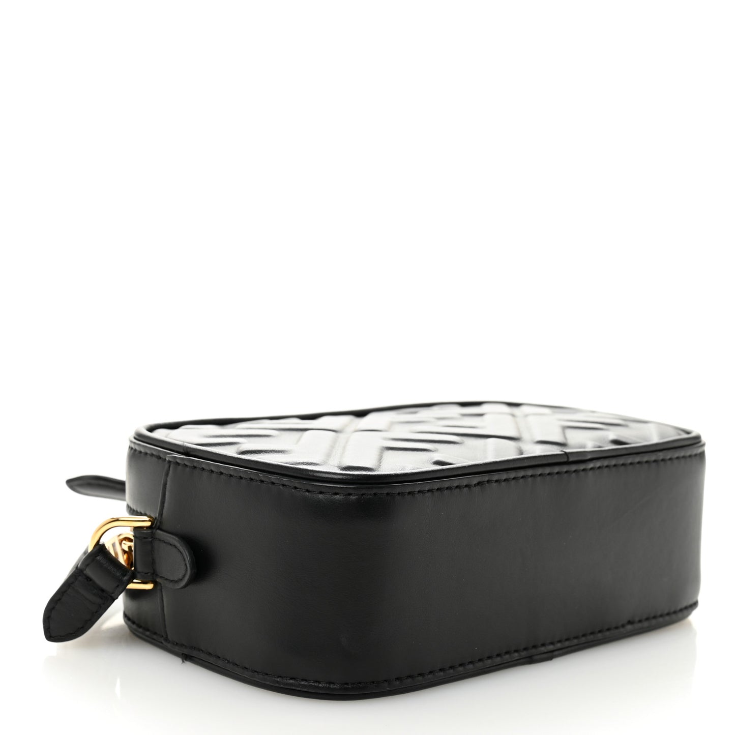Vitello Epoque FF Embossed Camera Case Black