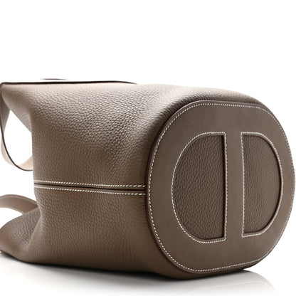 Hermes Taurillon Clemence Swift In-The-Loop 23 Bag Etoupe 7 of 8