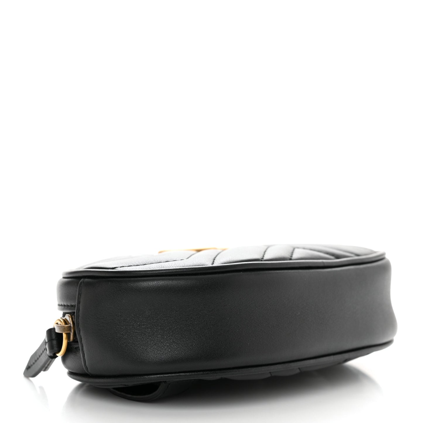 Calfskin Matelasse GG Marmont Belt Bag 95 38 Black