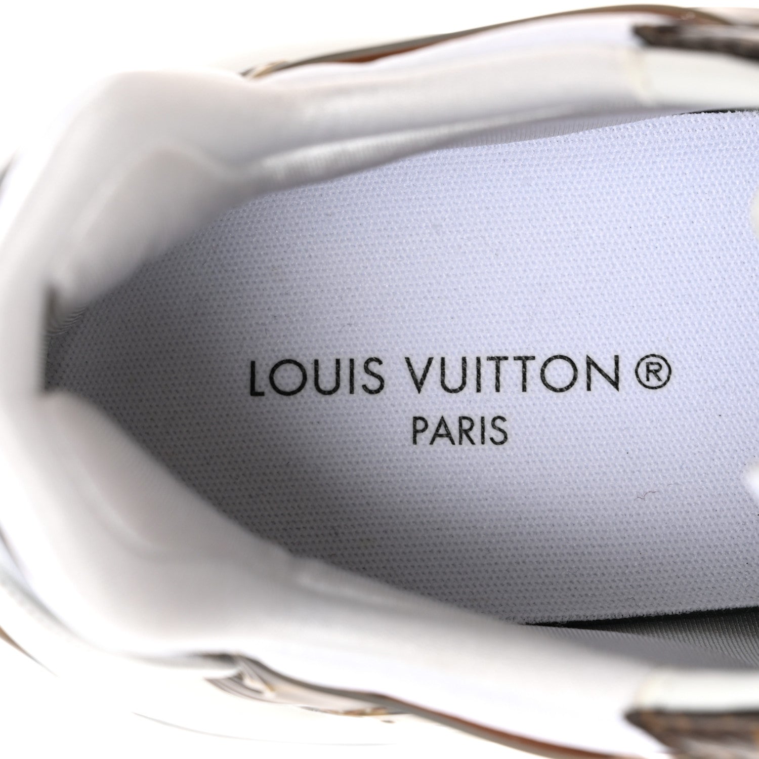 Louis Vuitton Monogram Calfskin Run 55 Sneakers 37.5 White 8 of 11