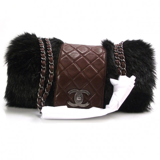 Chanel Fantasy Fur Arctic Flap 4 of 13