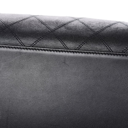 Chanel Calfskin Stitched XL Weekender Black 16 of 24