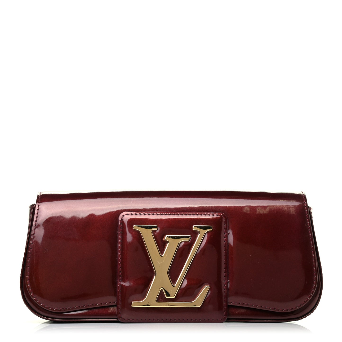 Patent Sobe Clutch Rouge Fauviste
