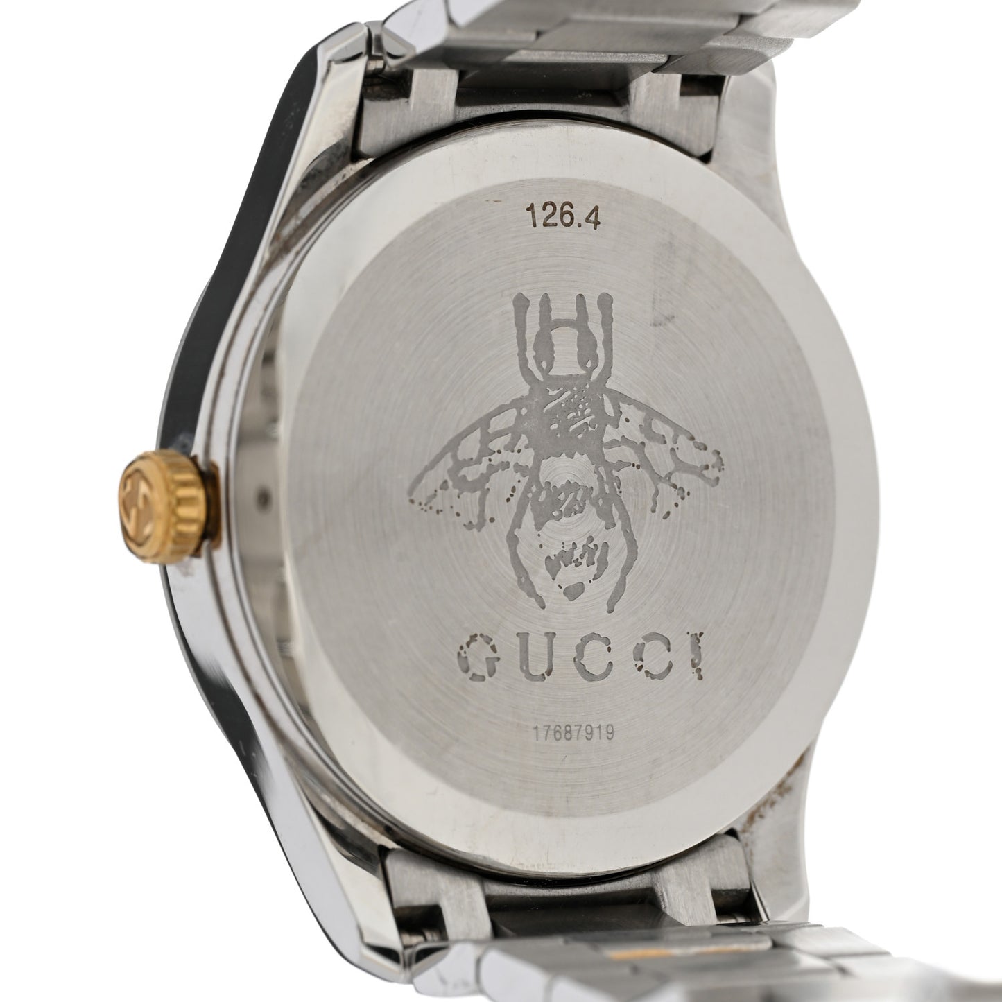 Stainless Steel 38mm G-Timeless Two Tone Snake Quartz Watch