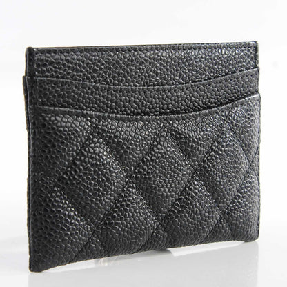 Chanel Caviar Quilted Card Holder Black 3 of 9