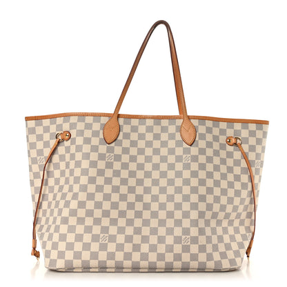 Louis Vuitton Damier Azur Neo Neverfull GM Rose Ballerine 1 of 10