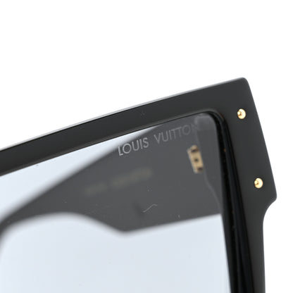 Louis Vuitton Acetate Swarovski Crystal Cyclone Sunglasses Z1578W Black 7 of 8