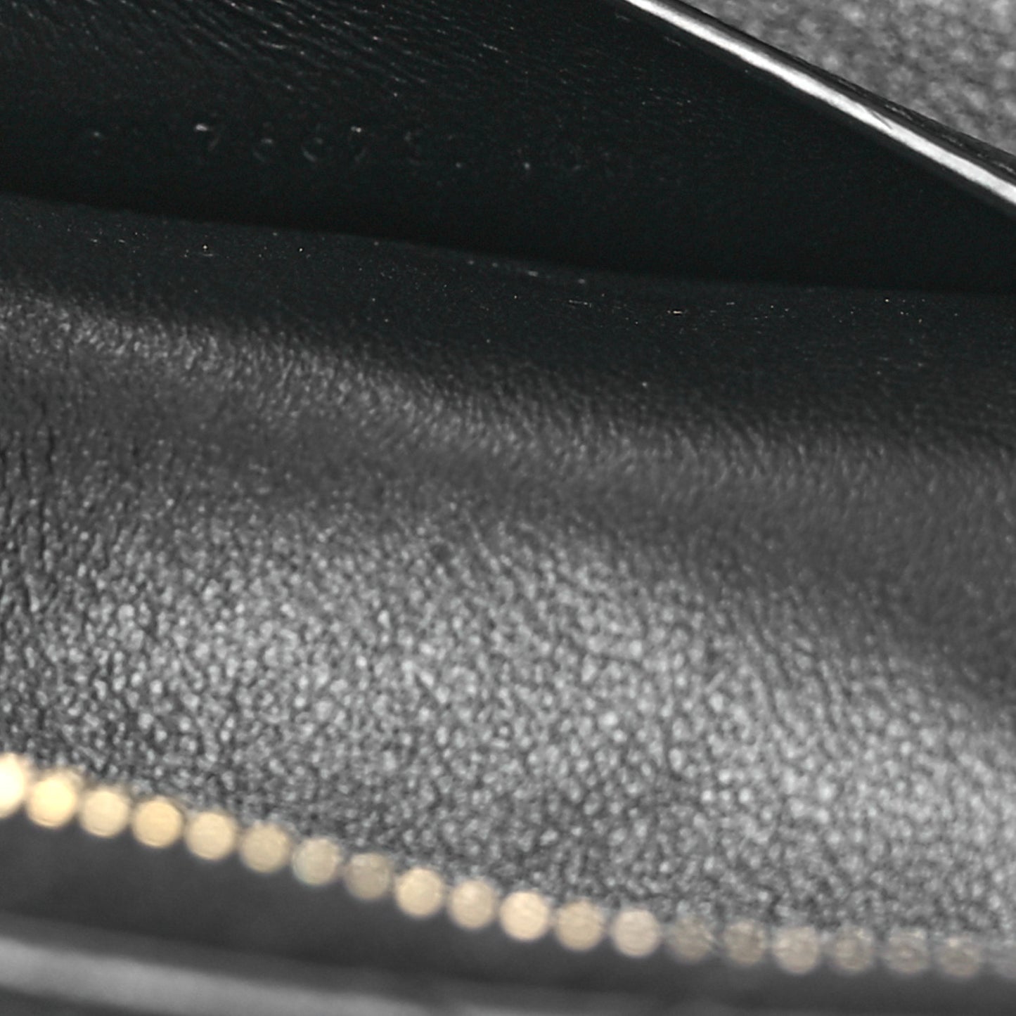Lambskin Quilted Mini Gaby Vanity Case Black