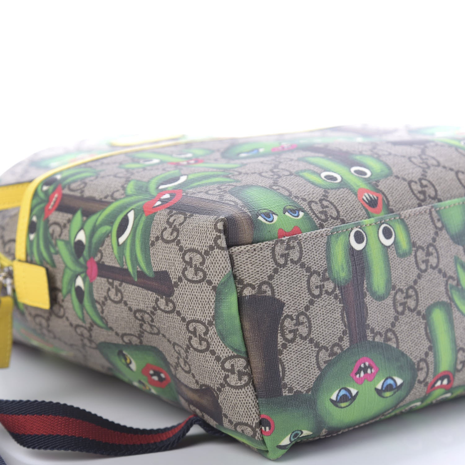 Gucci GG Supreme Monogram Smiling Plants Childrens Backpack 5 of 9