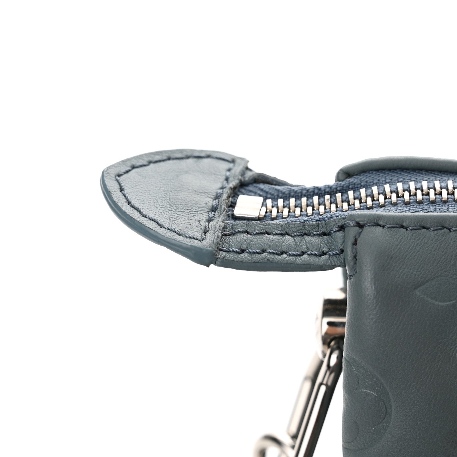 Louis Vuitton Lambskin Embossed Monogram Coussin PM Blue Glacier 12 of 12