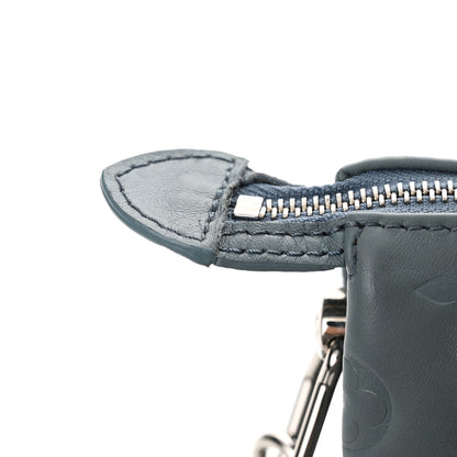 Louis Vuitton Lambskin Embossed Monogram Coussin PM Blue Glacier 12 of 12